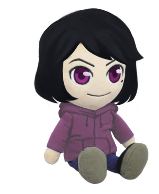 A marketable plushie of Han Sooyoung from Omniscient Reader's Viewpoint. The base image was an Ace Attourney plushie that was edited.